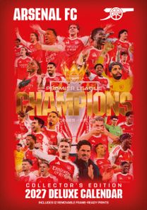 Arsenal FC 2027 A3 Deluxe Calendar