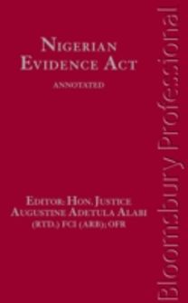 Nigerian Evidence Act Nigerian Evidence Act