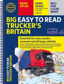 Philip's Big Easy to Read Trucker's Road Atlas Britain Philip's Big Easy to Read Trucker's Road Atlas Britain