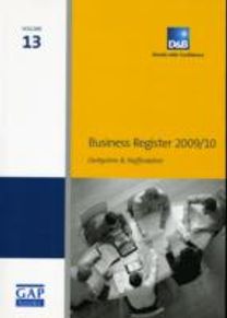 Business Register 2009 10 Vol 13 Derbysh