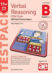 11+ Verbal Reasoning Year 5-7 Cem Style Testpack B Papers 1-4 11+ Verbal Reasoning Year 5-7 Cem Style Testpack B Papers 1-4