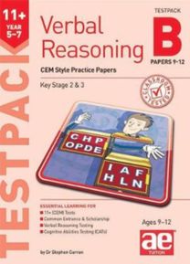 11+ Verbal Reasoning Year 5-7 Cem Style Testpack B Papers 9-12 11+ Verbal Reasoning Year 5-7 Cem Style Testpack B Papers 9-12