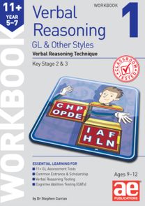 11+ Verbal Reasoning Year 5-7 Gl & Other Styles Workbook 1 11+ Verbal Reasoning Year 5-7 Gl & Other Styles Workbook 1