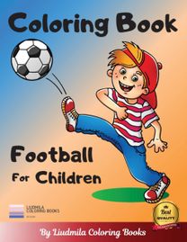 Coloring Book Football for Children