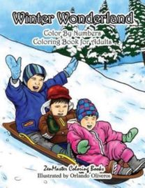 Winter Wonderland Color by Numbers Coloring Book for Adults