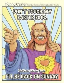 Funny Easter Color by Numbers Coloring Book for Adults