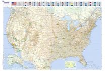 U.S.A - Michelin rolled & tubed wall map Paper