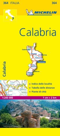 Calabria - Michelin Local Map 364 Calabria - Michelin Local Map 364
