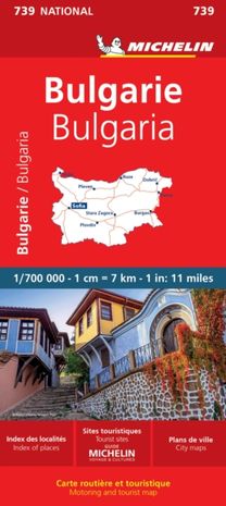 Bulgaria - Michelin National Map 739 Bulgaria - Michelin National Map 739