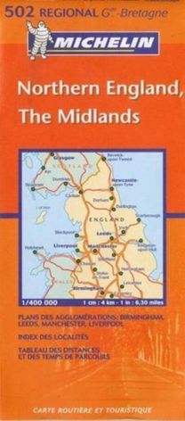 Northern England - Michelin Regional Map 502 Northern England - Michelin Regional Map 502
