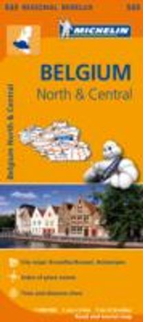 Belgium North & Central - Michelin Regional Map 533