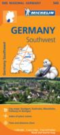 Germany Southwest - Michelin Regional Map 545