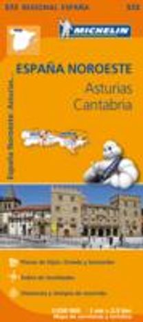 Asturias Cantabria - Michelin Regional Map 572