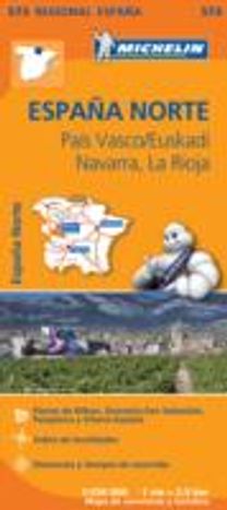 Pais Vasco, Navarra, La Rioja - Michelin Regional Map 573