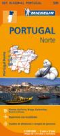 Portugal Norte - Michelin Regional Map 591