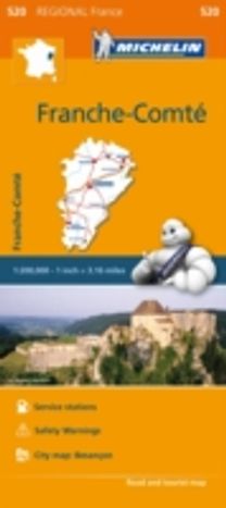 Franche-Comte - Michelin Regional Map 520 Franche-Comte - Michelin Regional Map 520