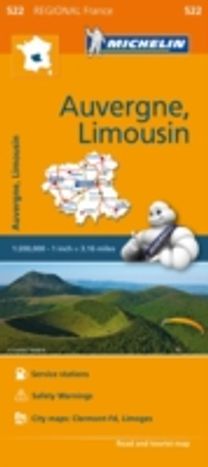 Auvergne Limousin - Michelin Regional Map 522 Auvergne Limousin - Michelin Regional Map 522