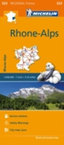 Rhone-Alps - Michelin Regional Map 523 Rhone-Alps - Michelin Regional Map 523
