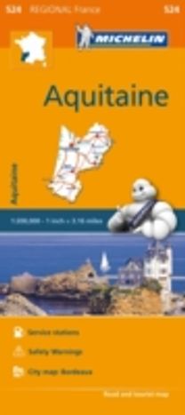 Aquitaine - Michelin Regional Map 524 Aquitaine - Michelin Regional Map 524