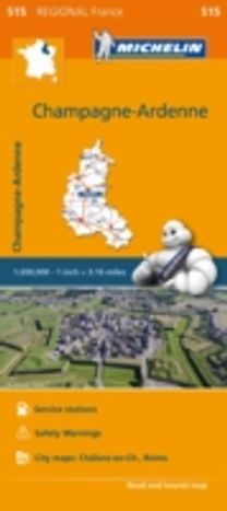 Champagne-Ardenne - Michelin Regional Map 515