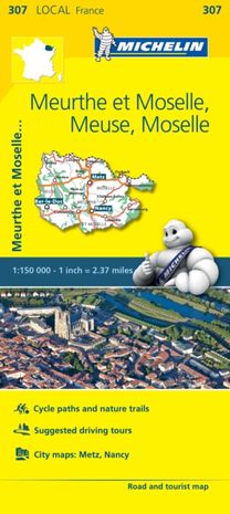 Meuse, Meurthe-Et-Moselle, Moselle, - Michelin Local Map 307 Meuse, Meurthe-Et-Moselle, Moselle, - Michelin Local Map 307