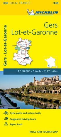 Gers, Lot-Et-Garonne - Michelin Local Map 336 Gers, Lot-Et-Garonne - Michelin Local Map 336