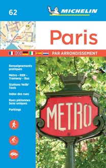 Paris Par Arrondissement - Michelin City Plan 062
