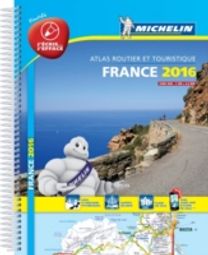 France 2016 Atlas - Laminated A4 Spiral