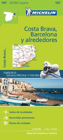 Barcelona Y Alrededores Costa Brava - Zoom Map 147