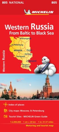 Western Russia - Michelin National Map 805 Western Russia - Michelin National Map 805