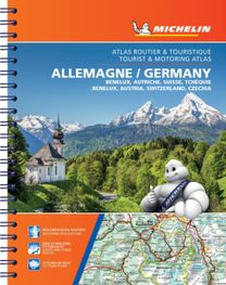 Germany, Benelux, Austria, Switzerland, Czech Republic - Tourist and Motoring Atlas (A4-Spiral) Germany, Benelux, Austria, Switzerland, Czech Republic - Tourist and Motoring Atlas (A4-Spiral)
