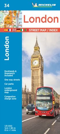 London - Michelin City Plan 34