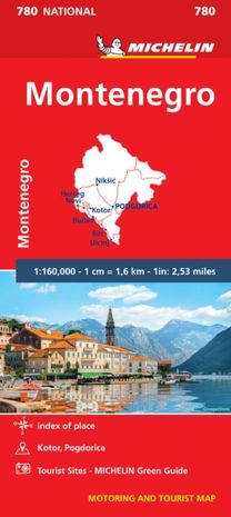 Montenegro - Michelin National Map 780 Montenegro - Michelin National Map 780