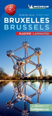 BRUSSELS - Michelin City Map 9504 Dual Language
