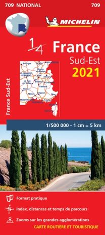 Southeastern France 2021 - Michelin National Map 709 Southeastern France 2021 - Michelin National Map 709