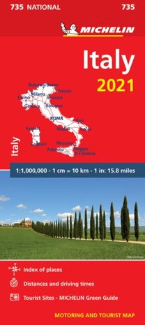 Italy 2021 - Michelin National Map 735 Italy 2021 - Michelin National Map 735