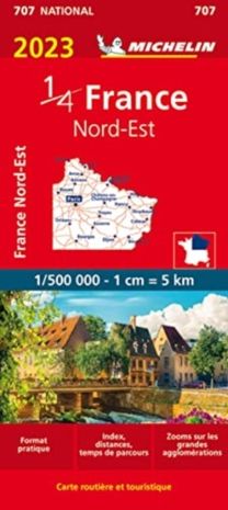 Northeastern France 2023 - Michelin National Map 707 Northeastern France 2023 - Michelin National Map 707