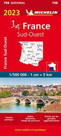 Southwestern France 2023 - Michelin National Map 708 Southwestern France 2023 - Michelin National Map 708
