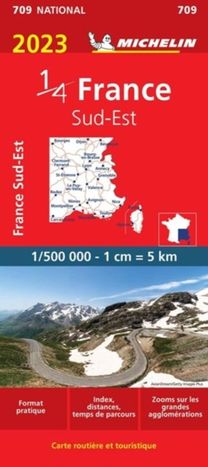 Southeastern France 2023 - Michelin National Map 709 Southeastern France 2023 - Michelin National Map 709