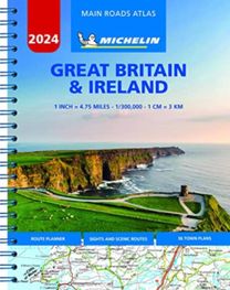 Great Britain & Ireland 2024 - Mains Roads Atlas (A4-Spiral) Great Britain & Ireland 2024 - Mains Roads Atlas (A4-Spiral)