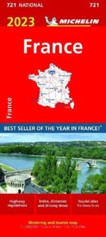 France 2023 - Michelin National Map 721 France 2023 - Michelin National Map 721