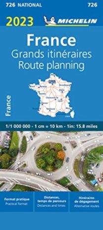 France Route Planning 2023 - Michelin National Map 726 France Route Planning 2023 - Michelin National Map 726