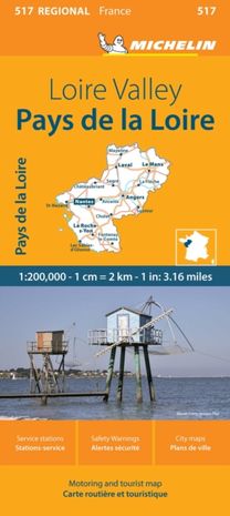 Pays De La Loire - Michelin Regional Map 517 Pays De La Loire - Michelin Regional Map 517