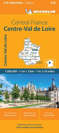 Centre - Michelin Regional Map 518