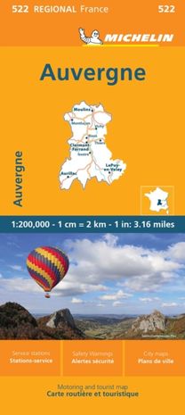 Auvergne Limousin - Michelin Regional Map 522 Auvergne Limousin - Michelin Regional Map 522