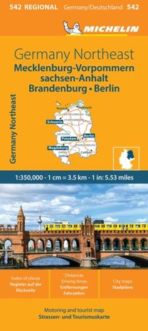 Germany Northeast - Michelin Regional Map 542 Germany Northeast - Michelin Regional Map 542