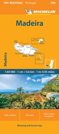 Madeira - Michelin Regional Map 594 Madeira - Michelin Regional Map 594