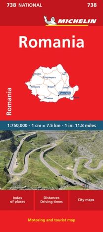 Romania - Michelin National Map 738