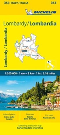Lombardia - Michelin Local Map 353 Lombardia - Michelin Local Map 353