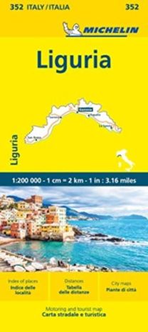 Liguria - Michelin Local Map 352 Liguria - Michelin Local Map 352